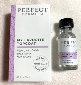 Perfect Formula My Favorite Topcoat High Gloss Finish .60 oz 18 ml NWB - Picture 1 of 5