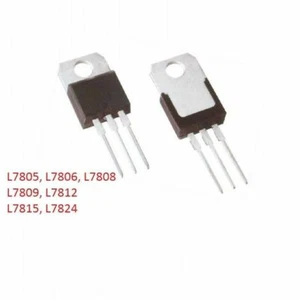 Voltage Regulator IC TO-220 L7805 L7806 L7809 L7808 L7812 L7815 L7824 - Picture 1 of 3