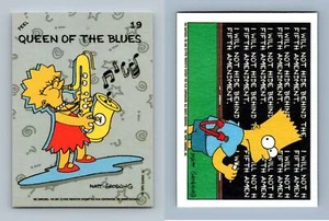 Queen Of The Blues #19 The Simpsons 1990 Topps Trading Card / Sticker - Picture 1 of 1