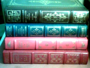 LOT OF 4 BEAUTIFUL FRANKLIN LIBRARY CLASSICS HC gilted BOOKS like new - Picture 1 of 11