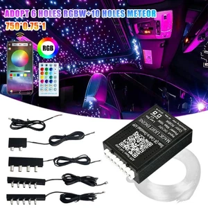 750x Home Car Headliner Meteor Shooting Star Light Kit Roof Fiber Optic Ceiling - Picture 1 of 24