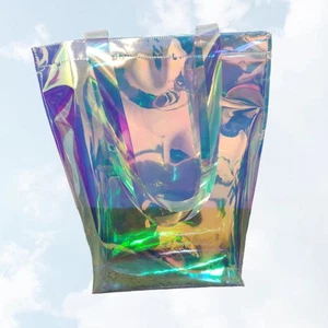  Utility Beuteltasche für Damen mehrere Taschen mit Reißverschluss durchsichtig Strandtasche - Bild 1 von 11