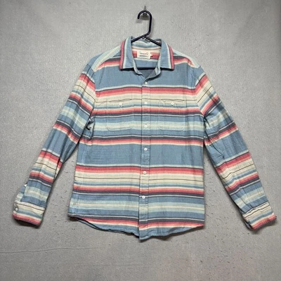 Faherty The Malibu Shirt Mens Multi Lg Sleeve Button Up Beach House Collection - Image 1 of 4