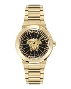Versace Damen IP Gelbgold 38 mm Armband Modeuhr - Bild 1 von 5