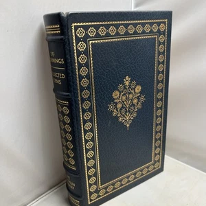 Collected Poems E E Cummings 1977 Franklin Library Full Leather Book w Gild - Foto 1 di 3