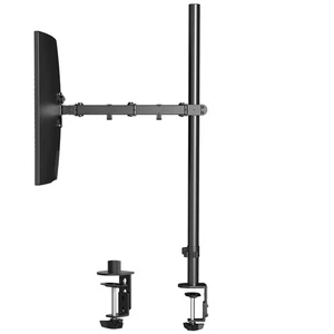 Extra Tall Single Monitor Desk Mount Stand with 31.5 inch Pole for 13-32 in - Picture 1 of 7