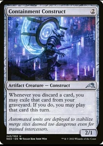 X 1 Containment Construct NM 243 Kamigawa Neon Dynasty MTG Magic The Gathering - Picture 1 of 1