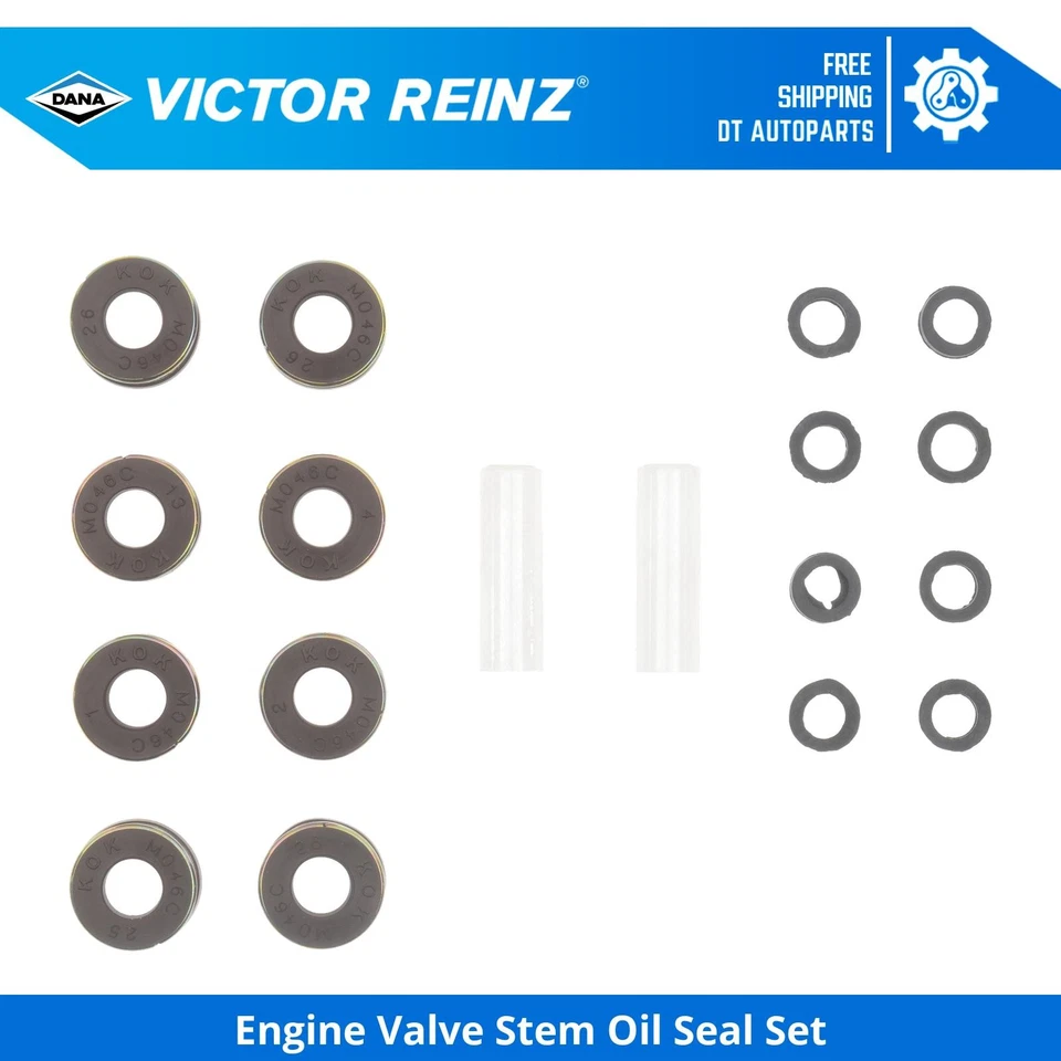 Juego de juntas de aceite de vástago Vlv Intk Victor Reinz 89-91 Chevrolet R1500 Suburban 5,7 L Foto 1 de 1