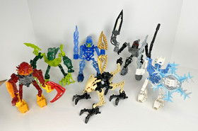 LEGO Bionicle Agori Lot of 6 Atakus Raanu Tarduk Berix Metus Zesk sets 8972-8977