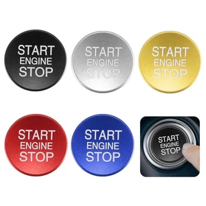Engine Start Stop Ignition Button Cover For Alfa Romeo Giulia Stelvio 2017-21 - Picture 1 of 13