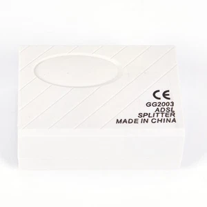 RJ11 Cable Line ADSL Fax Modem Phone Network Jack Micro Filter Splitter Ada`x _j - Photo 1/6