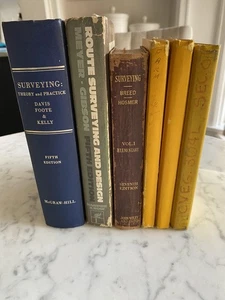 Vintage Book Lot Lietz Field Route Elementary Breed Surveying Meyer Theory Davis - Bild 1 von 19
