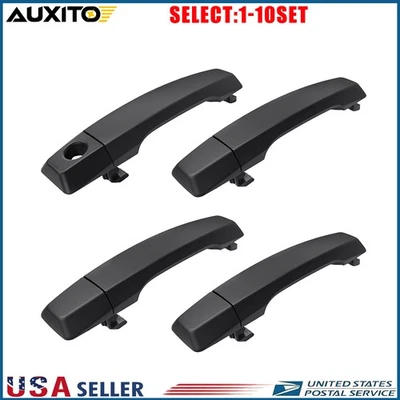 Black Outside Door Handle for Nissan Pathfinder Armada 2004 Right/Left 4-40X - Image 1 of 4