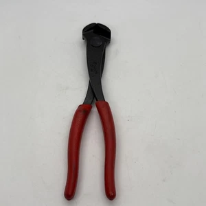 Snap On Tools #17ACP 7 1/2" End Nipper Pliers Red Handle/Grips - Picture 1 of 12
