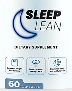 Sleep Lean Nahrungsergänzungsmittel unterstützt Gewicht und Vitalität 60 Kapseln - Bild 1 von 1