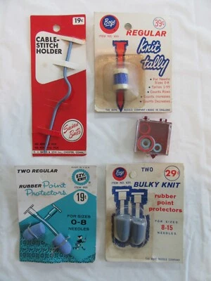 Lote De Colección Nuevo De Lote Suministros Tejidos Soporte de Puntada de Cable-Cuento-Marcadores + Antiguo Foto 1 de 4