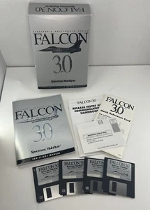 Falcon 3.0 1991 Spectrum Holobyte 3,5" Floppy Big Box Spiel - Bild 1 von 5