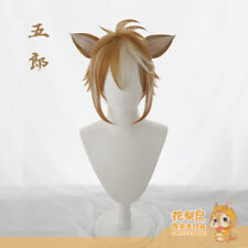 Anime Genshin Impact Gorou Wigs Short Hair Wigs Harajuku hairpiece 30cm with Ear