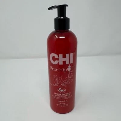 New CHI Rose Hip Oil Color Protect Conditioner, 11.5 oz / 340 ml, paraben free - Image 1 of 4