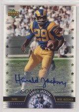 2005 Upper Deck NFL Legends Legendary Signatures Harold Jackson #LS-HJ Auto