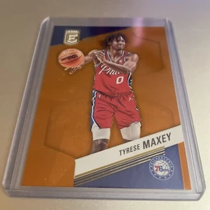 2022-23 Donruss Elite NBA Tyrese Maxey ORANGE PARALLEL SP #23! (R1) - Picture 1 of 2