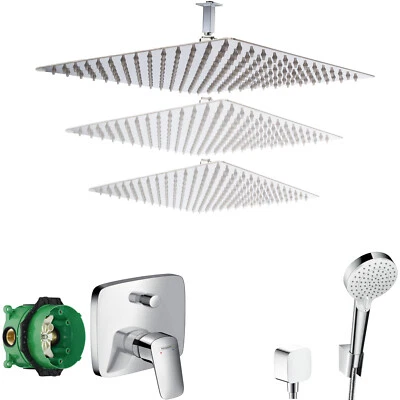 Hansgrohe Set Kopfbrause zur Auswahl Logis Unterputz Deckenanschluss Ibox A51D - Bild 1 von 4