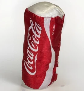 Almohada Coca Cola lata de refresco felpa seda N/Y tienda de coca cola suave mini rojo blanco 4" de alto - Imagen 1 de 9