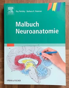 Malbuch der Neuroanatomie mit 200 leeren Abbildungen! 📚 Urban & Fischer # NEU - Bild 1 von 3