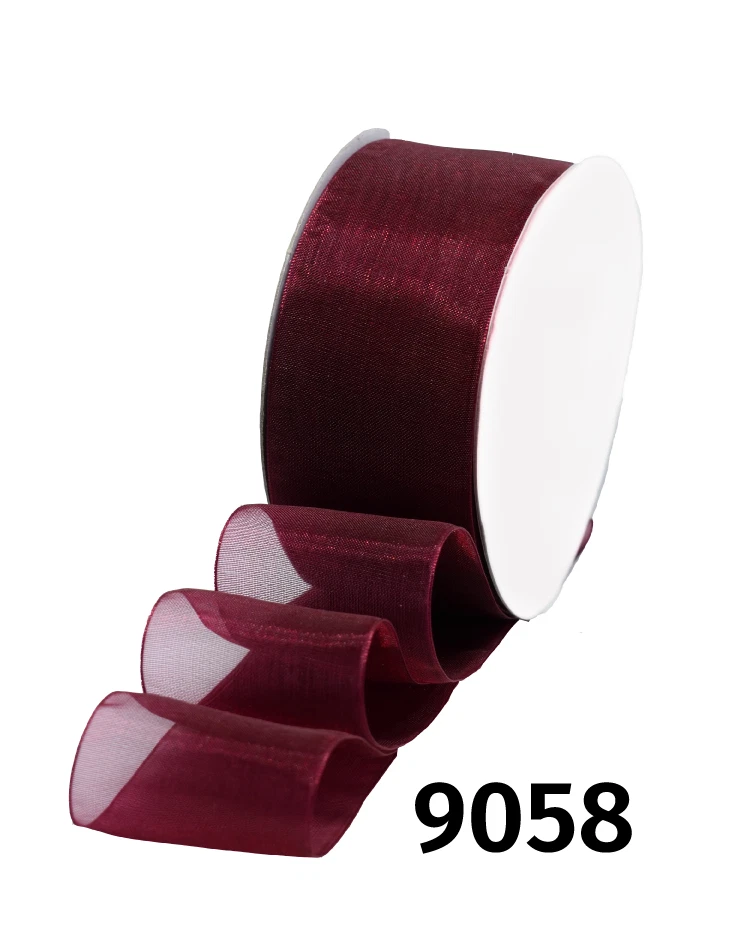 32m x 6/9/12/18/25/38mm Organzaband Chiffonband Schleife Dekoband Geschenkband - Bild 1 von 1