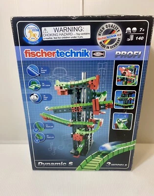 Fischertechnik - PROFI - Dynamic S - 3 Modelos - 140 Peças Fabricadas na Alemanha - Imagem 1 de 4