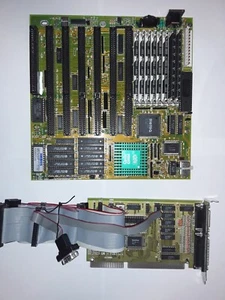 Biostar MB-1433/50 Socket 3 486 Motherboard w/ Cyrix DX2-66, 20mb Ram, 256kb L2 - Picture 1 of 18