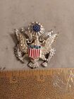 WWII US Home Front Sweetheart US Seal Eagle Officer Pin Brooch