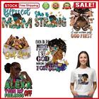 new 6 Sheets She Iron on Patches Heat Transfer Vinyl Patch Stickers for T-Shirt