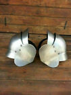 Medieval Pair Of Protection Steel Elbow Cops Made From Mild Steel Lw10