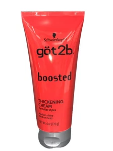 Schwarzkopf Got2b Boosted Thickening Cream 6 Oz. Ships Quickly New - Picture 1 of 4