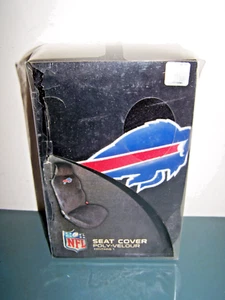 NFL EMBROIDERED BUFFALO BILLS SEAT COVER POLY VELOUR NOS FREMONT DIE - Picture 1 of 2