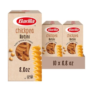 Barilla Chickpea Rotini Pasta, 8.8 Oz (Pack of 10) - Vegan, Gluten Free, Non GMO - Picture 1 of 12