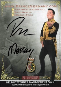 Prinz Marcus von Anhalt UH Autogrammkarte original signiert 2324 C - Picture 1 of 1