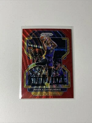 2022 Panini Prizm WNBA Ruby Wave Prizm #92 Nneka Ogwumike Sparks - Image 1 of 2
