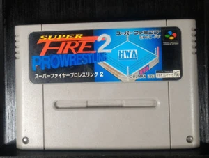 Super Fire ProWresling 2-1992-SHVC-FF-Super Famicom SFC-versión japonesa - Imagen 1 de 2