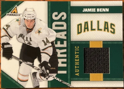 2010-11 Pinnacle Threads Jamie Benn #JB Dallas Stars #’d 441/499 - Image 1 of 2