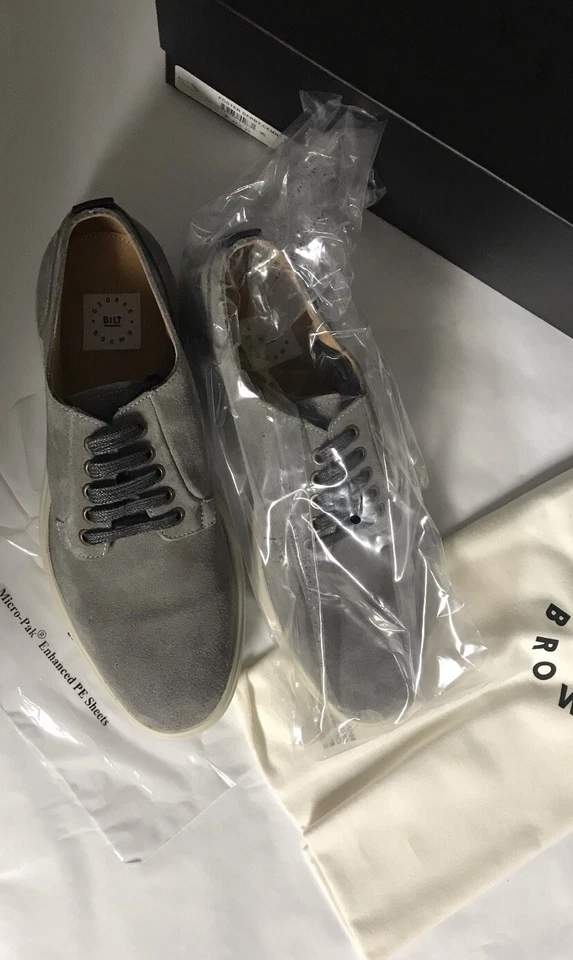 Sapatos masculinos Foster Derby Centt Su George Brown BILT tamanho 9 camurça superior - Imagem 1 de 4