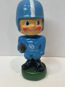 Vintage Bobblehead University Of Oklahoma Sooners Football Made In Hong Kong - Bild 1 von 6
