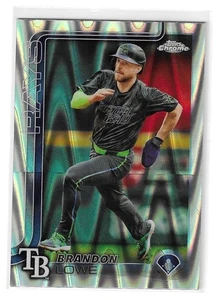 2025 Topps Chrome - Rifrattore RayWave #113 Brandon Lowe - Foto 1 di 1