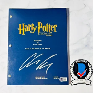 CHRIS COLUMBUS FIRMATO HARRY POTTER & THE STREGONER'S STONE SCRIPT con BECKETT COA - Foto 1 di 3