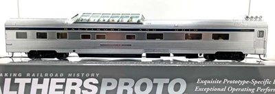 HO WALTHERS PROTO 920-9415 BUDD STRATA-DOME 5-1-3 SLEEPER BALTIMORE & OHIO DELUX - Image 1 of 2