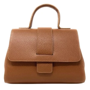 Damen Handtasche Echt Leder Made in Italy mit Schultergurt - Bild 1 von 28