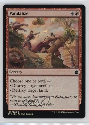 Vandalize Foil Magic: Dragons of Tarkir DTK #165 - Image 1 of 2