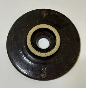 Antiker südländischer Steinzeug-ROHRDECKEL - gemarkt 3 und 4 - fast TOP Zustand - Bild 1 von 4