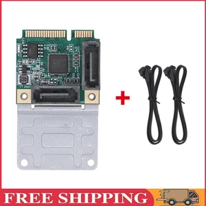 Mini PCI-E zu SATA3.0 Adapter B+M Key Erweiterungskarte 2/4 SATA 3.0 (B) - Afbeelding 1 van 11
